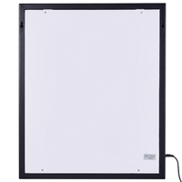 Specchio a LED da parete bianco 50 x 60 cm in stile moderno bagno soggiorno