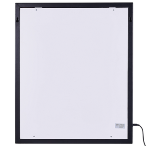 Specchio a LED da parete bianco 50 x 60 cm in stile moderno bagno soggiorno