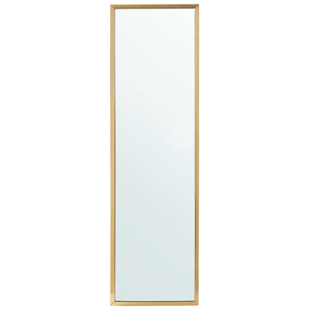 Specchio da terra con cornice dorato 40 x 140 cm in stile moderno