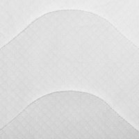 Coprimaterasso per materassi ad acqua cotone bianco 140x200x20cm
