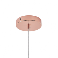 Lampada a Sospensione 18 punti Luci Metallo Rame stile glam moderno contemporaneo