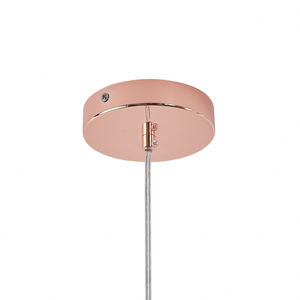 Lampada a Sospensione 18 punti Luci Metallo Rame stile glam moderno contemporaneo