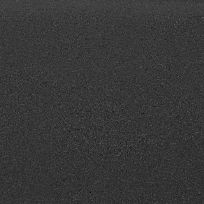 Letto continentale 160 x 200 cm in ecopelle nera con materasso a molle insacchettate