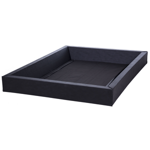 Set letto ad acqua con materasso 140 x 200 cm 2 scaldaletto coprimaterasso e struttura in schiuma