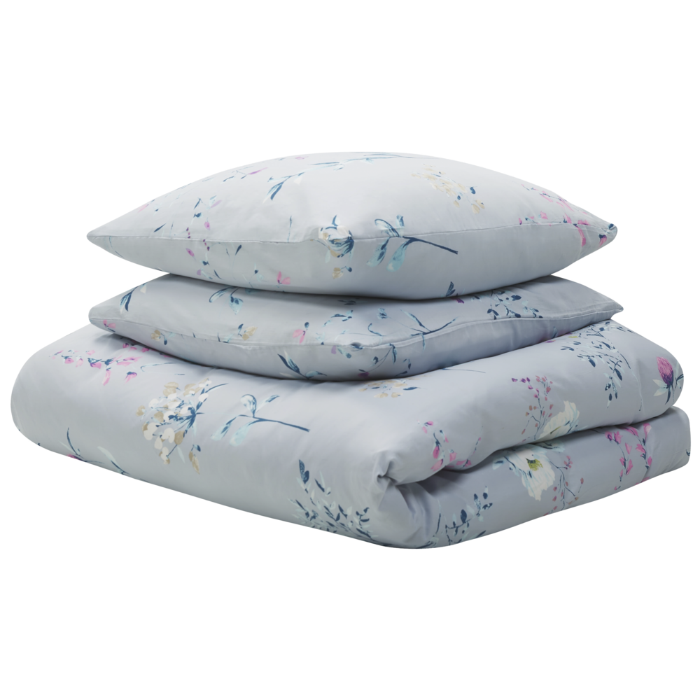 Set di biancheria da letto 240 x 220 cm in cotone a fiori moderno