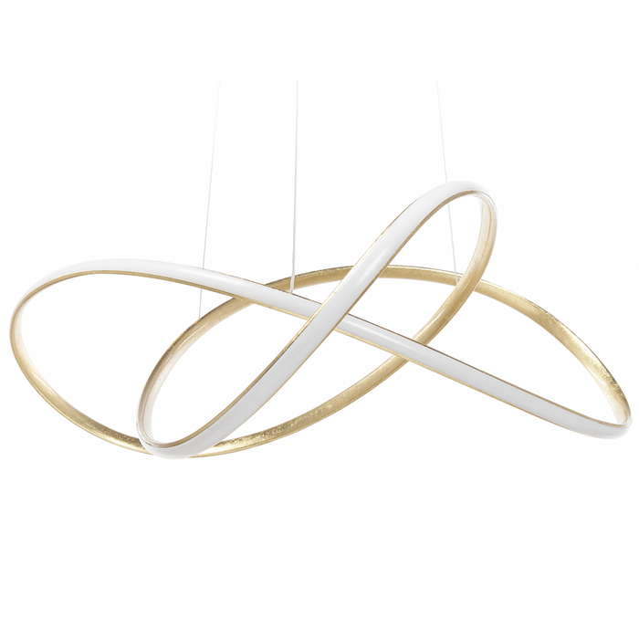 Moderna Lampada a Sospensione Illuminazione Integrata Luce LED Novità Nodo Forma Oro