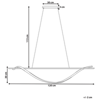 Lampada a Sospensione Moderna Integrata a Luce LED a Forma di Spirale in Metallo Nero