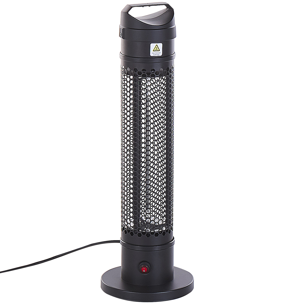 Stufa elettrica da esterno colore nero 1000 W freestanding portatile esterno giardino patio