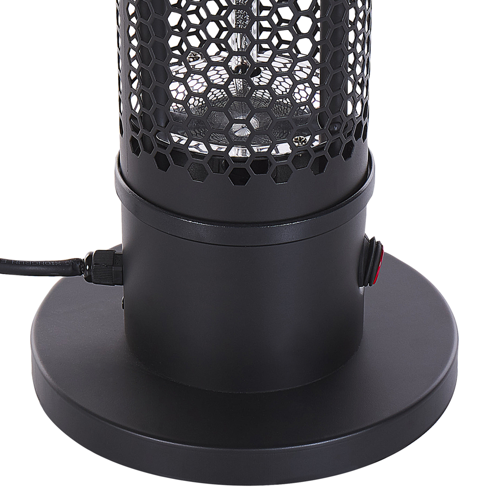 Stufa elettrica da esterno colore nero 1000 W freestanding portatile esterno giardino patio