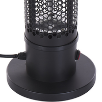 Stufa elettrica da esterno colore nero 1000 W freestanding portatile esterno giardino patio