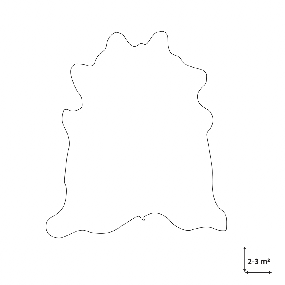 Tappeto in vera pelle di mucca marrone e bianco 2-3 mÂ² rustico brasiliano