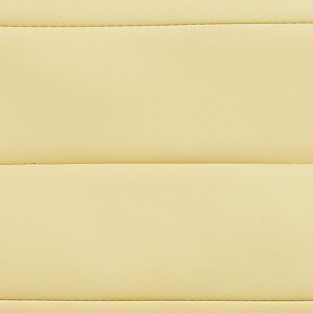 Poltrona da ufficio massaggiante riscaldata con seduta in pelle sintetica beige