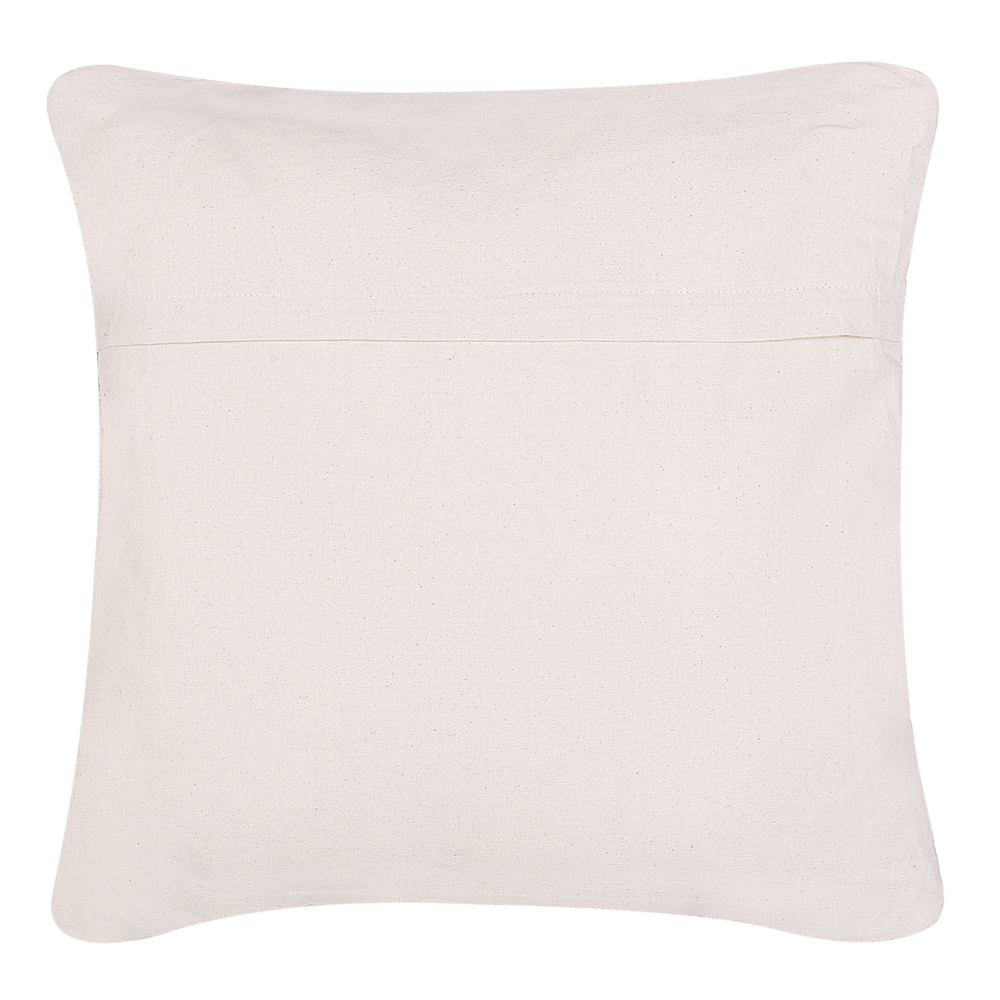 Set di 2 cuscini stile boho beige cotone motivo geometrico 45 x 45 cm accessori soggiorno