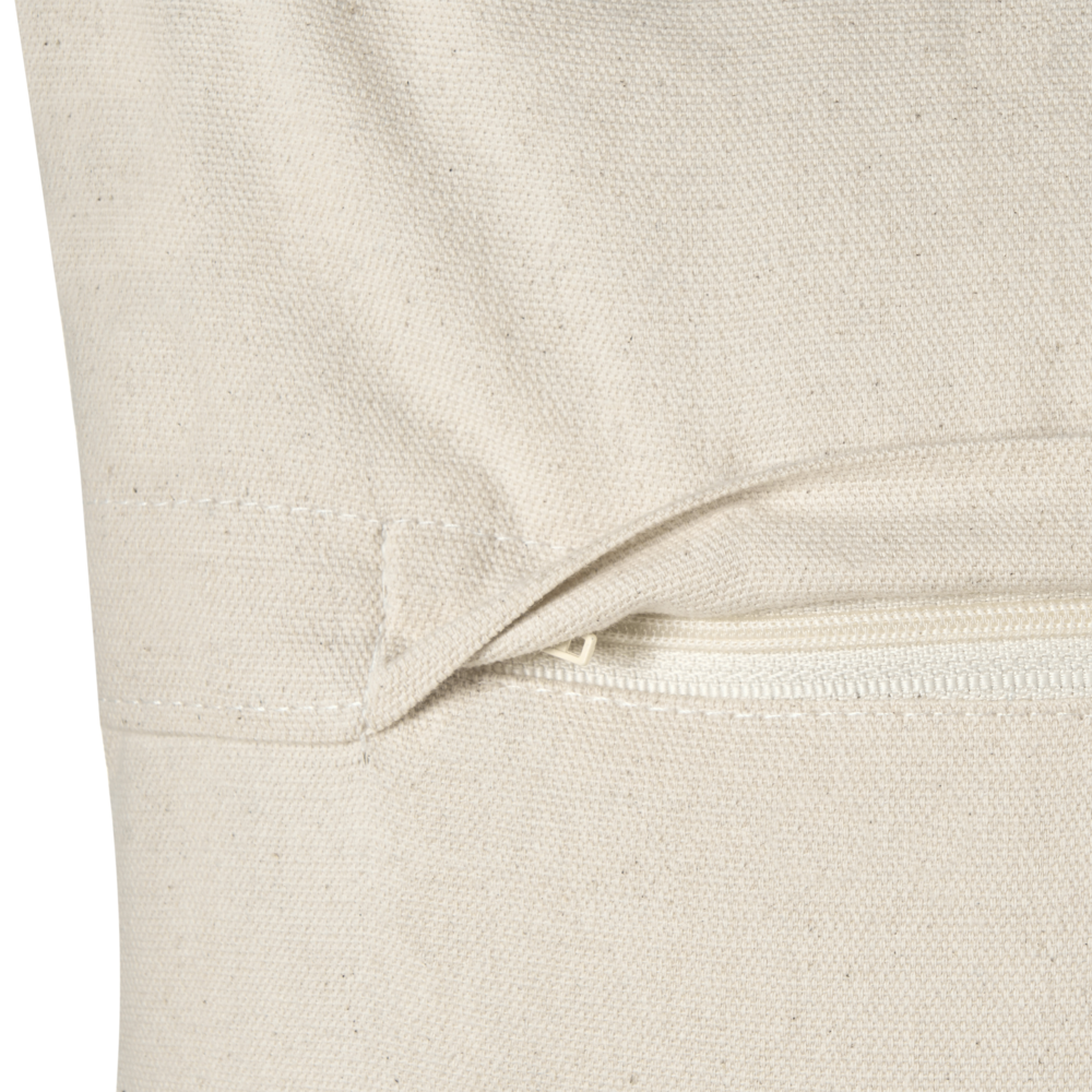 Set di 2 cuscini decorativi beige e blu in cotone 45 x 45 cm Modello geometrico fatto a mano fodera rimovibile con imbottitura stile boho