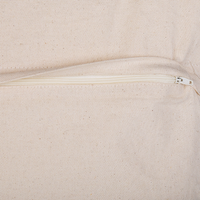 Set di 2 cuscini boho motivo geometrico nappe 45 x 45 cm beige e nero