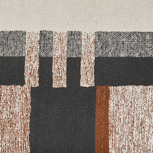 Tappeto di cotone Multicolore rettangolare 80 x 150 cm moderno