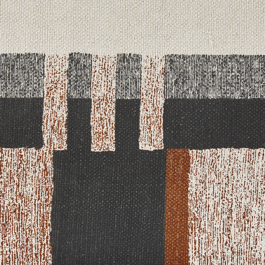 Tappeto di cotone Multicolore rettangolare 80 x 150 cm moderno