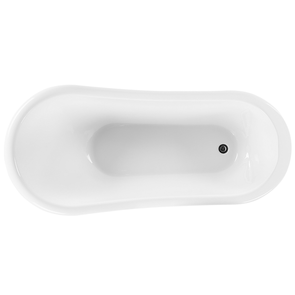 Vasca da Bagno Freestanding in Acrilico Sanitario Rosso 153 x 77 cm