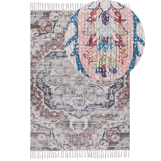 Tappeto orientale anticato soggiorno Multicolore 150 x 230 cm ingresso salotto stile etnico