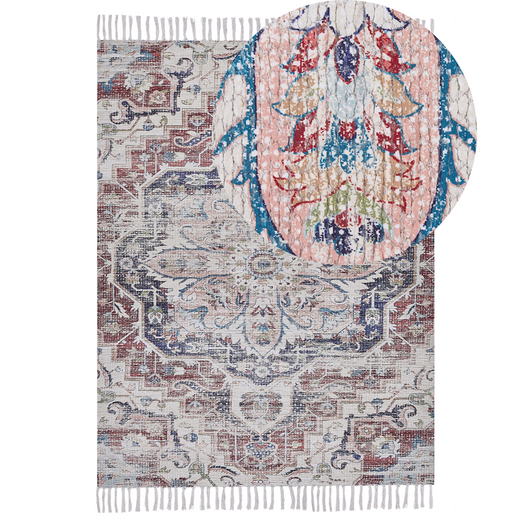 Tappeto orientale anticato soggiorno Multicolore 140 x 200 cm ingresso salotto stile etnico