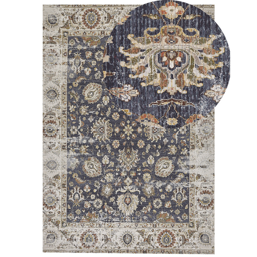 Tappeto orientale soggiorno rettangolare fatto a mano 150 x 230 cm Multicolore