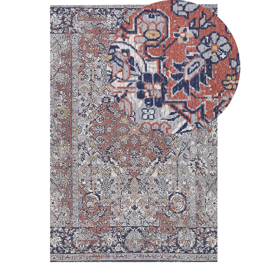 Tappeto orientale anticato soggiorno Multicolore 150 x 230 cm ingresso salotto stile etnico