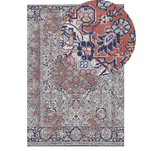 Tappeto orientale anticato soggiorno Multicolore 140 x 200 cm ingresso salotto stile etnico