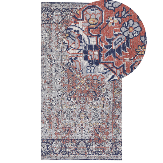 Tappeto orientale anticato soggiorno Multicolore 80 x 150 cm stile orientale camera da letto