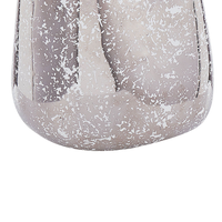 Vaso Decorativo Argento gres porcellanato 20 cm Accessorio Per La Casa Da Tavolo Pezzo Stile Glamour