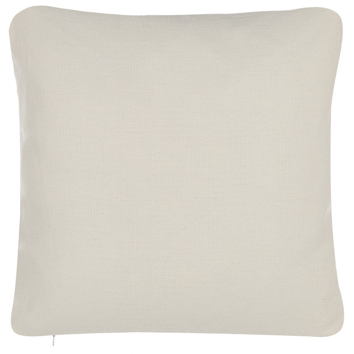 Set di 2 cuscini beige e grigio misto cotone e poliestere 45 x 45 cm decorativo morbido accessorio per la casa stampa geometrica