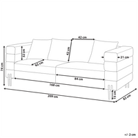 Divano Marrone Ecopelle Gambe In Metallo 3 Posti Design Moderno Mobili Soggiorno Moderni