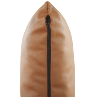 Divano Marrone Ecopelle Gambe In Metallo 3 Posti Design Moderno Mobili Soggiorno Moderni