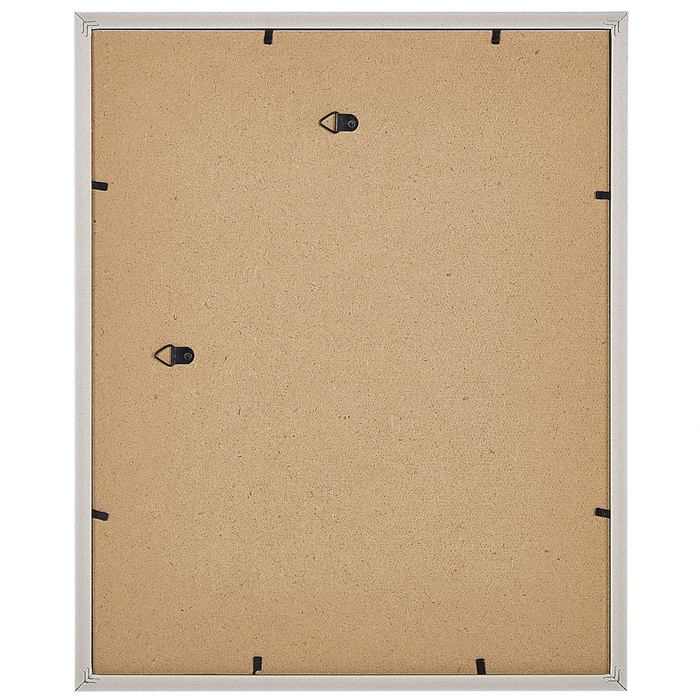 Set di 8 foto incorniciate bianche varie misure decorazioni moderne ganci per galleria