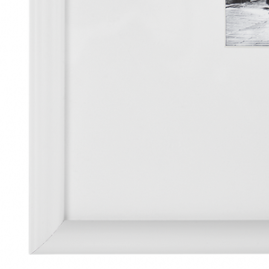 Set di 8 foto incorniciate bianche varie misure decorazioni moderne ganci per galleria