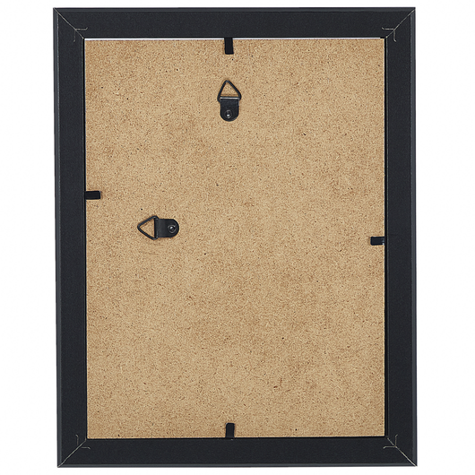 Set di 7 cornici per foto nere in MDF varie dimensioni quadri multi foto