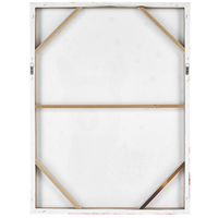 Stampa artistica su tela da parete in poliestere rosa 60 x 80 cm per la camera dei bambini