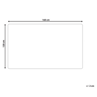 Coperta in cotone beige 130 x 160 cm motivo floreale in rilievo lavorato a maglia copriletto stile boho soggiorno camera da letto pezzo