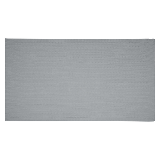 Coperta plaid in cotone grigio 110 x 180 cm Copriletto stile Boho