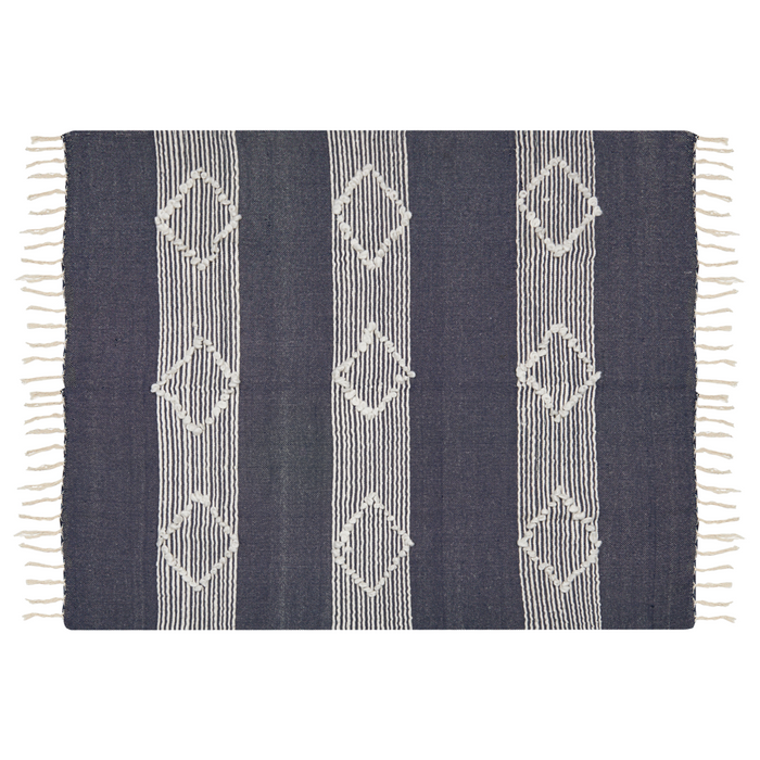 Coperta Blu plaid 130 x 155 cm Copriletto in stile Boho moderno