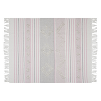 Coperta rosa plaid 125 x 150 cm Copriletto in stile Boho moderno