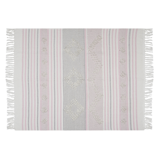 Coperta rosa plaid 125 x 150 cm Copriletto in stile Boho moderno