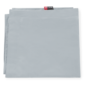 Pouf seduta poltrona sacco Grande Grigio Chiaro con Zip 140 x 180 cm