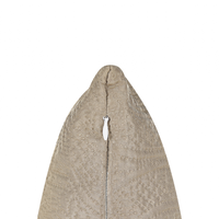 Copriletto in tessuto poliestere tortora 160 x 220 cm con cuscini motivo goffrato copriletto decorativo design classico camera da letto