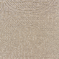 Copriletto in tessuto poliestere tortora 160 x 220 cm con cuscini motivo goffrato copriletto decorativo design classico camera da letto