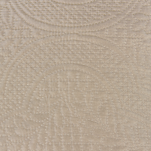 Copriletto in tessuto poliestere tortora 160 x 220 cm con cuscini motivo goffrato copriletto decorativo design classico camera da letto