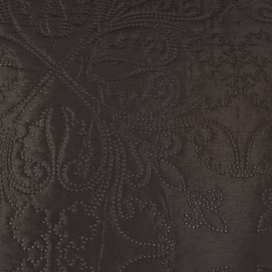 Set copriletto e cuscini tessuto in poliestere marrone 140 x 210 cm motivo goffrato decorativo biancheria da letto classico camera da letto