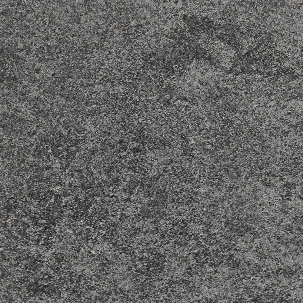 Tavolino Effetto Cemento con Gambe in Metallo Nero Rotondo Grande 80 x 80 x 40 cm Mobili Soggiorno