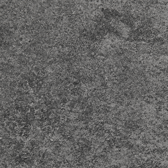 Tavolino Effetto Cemento con Gambe in Metallo Nero Rotondo Grande 80 x 80 x 40 cm Mobili Soggiorno