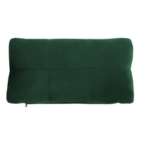 Chaise longue Velluto verde smeraldo Altoparlante Bluetooth integrato Caricabatterie USB Design moderno Divano curvo per 1 persona Soggiorno