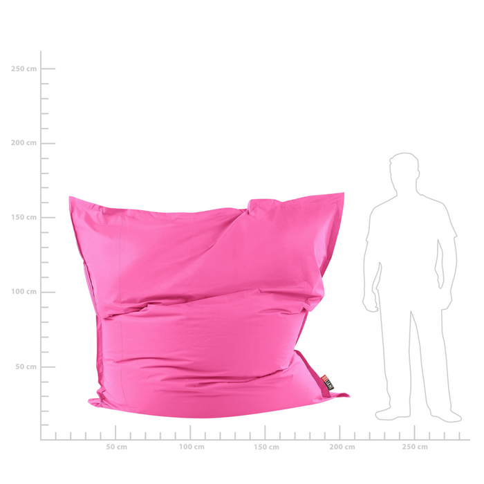 Pour Poltrona sacco extra large Pour Poltrona sacco gigante con cerniera rosa per distendersi
